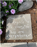 sign on slate saying look for the angels in your life, they are everywhere