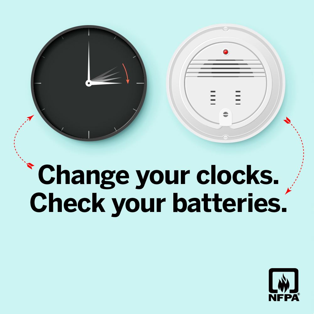 Change Clocks Change Batteries