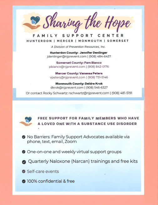 Sharing the Hope flyer