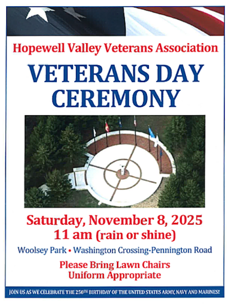 Hopewell Valley Veterans Day Ceremony CROPPED