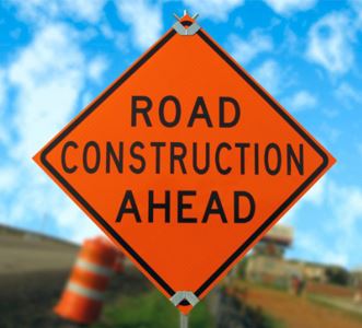 Road Construction Warning Sign