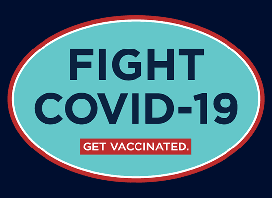 fight covid 19, get vaccinated