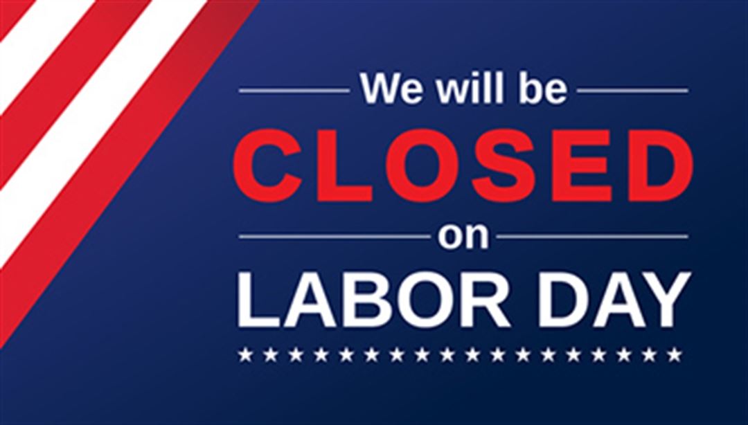closed Labor Day