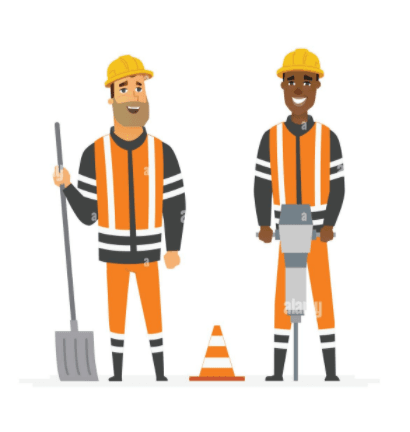 road workers