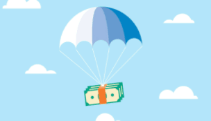 money floating in the air- utility help