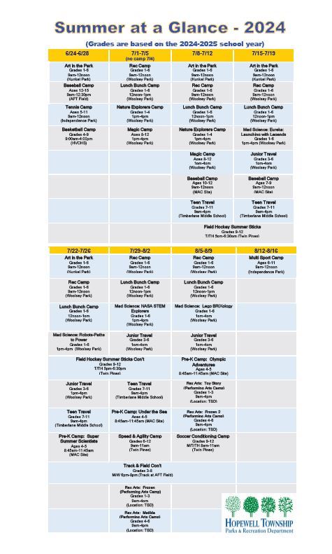 summer camp sneak peek