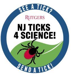 Rutgers ticks for science program, see a tick send a tick. 