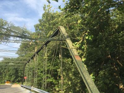 Mine Road Bridge damage 2
