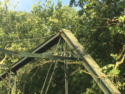Mine Road Bridge damage 3