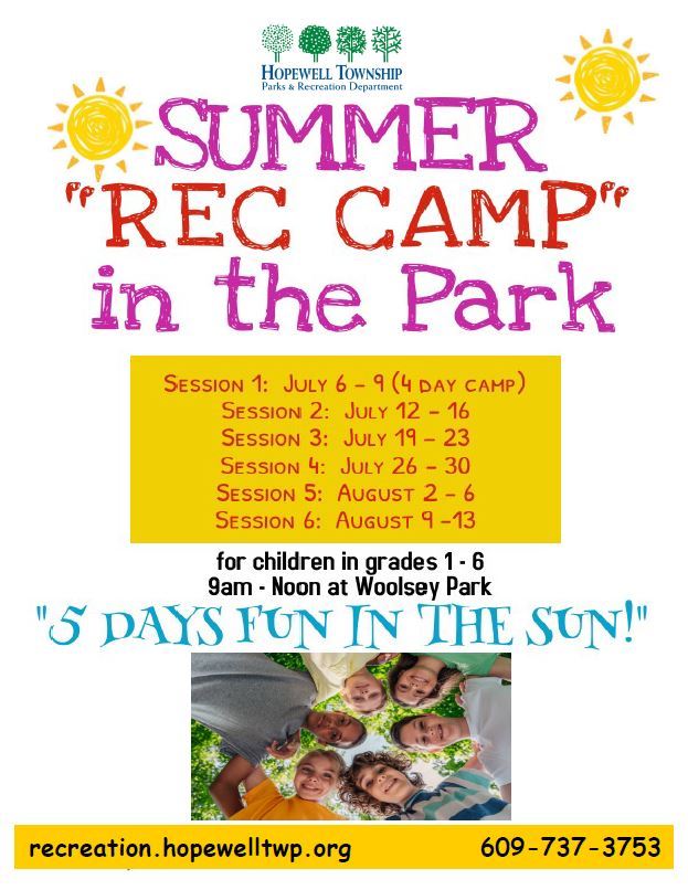 summer recreation camp information