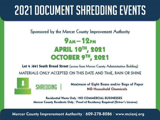 shredding event april 10, 2021