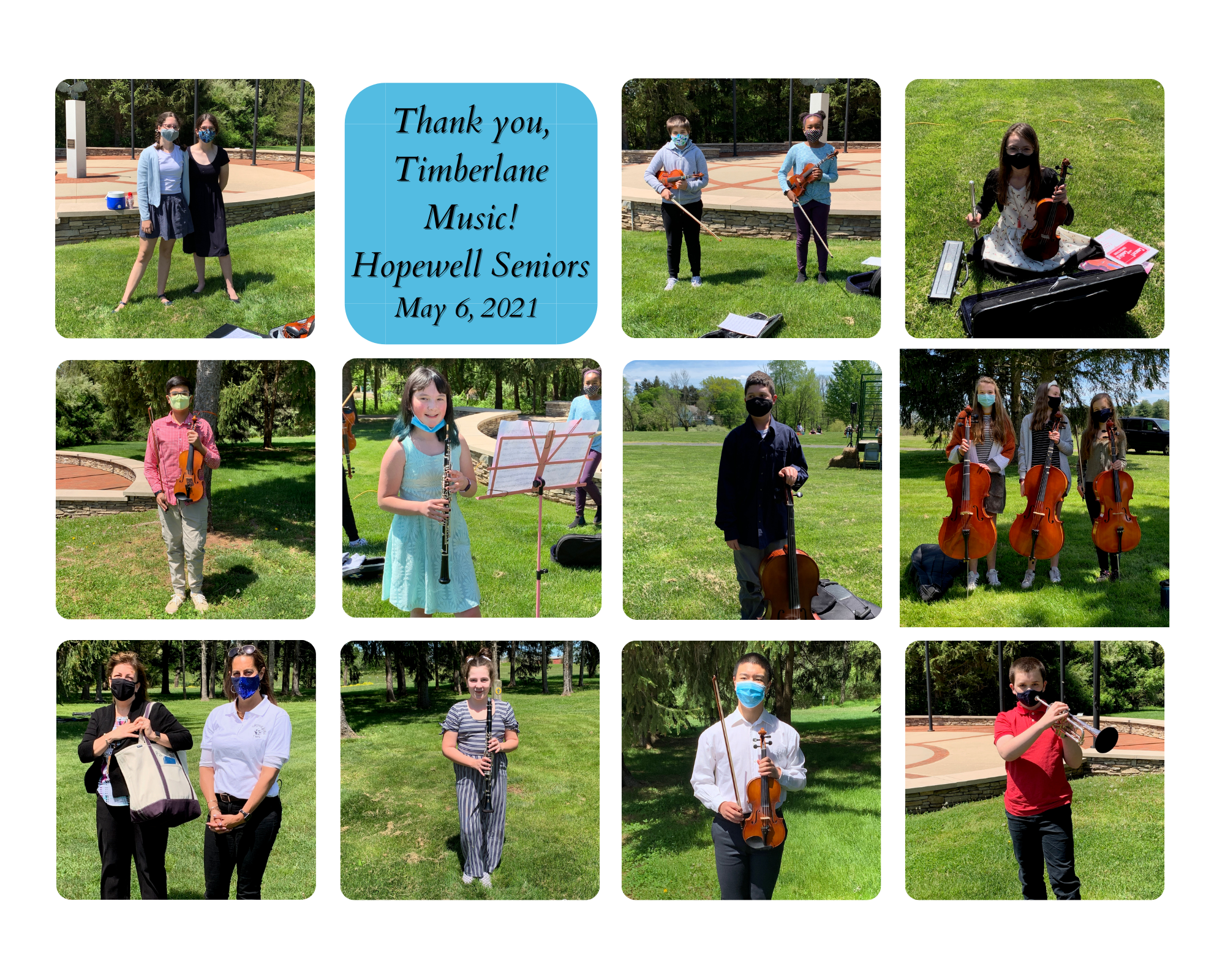 Timberlane kids with instruments