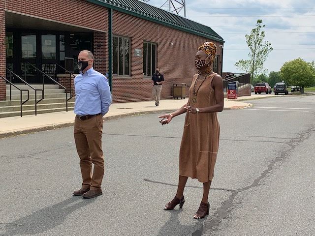 Superintendent Smith and Assistant Superintendent Treece