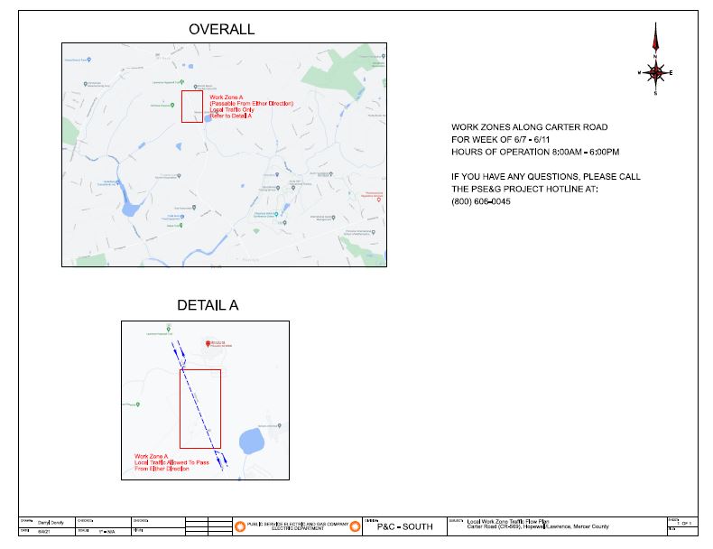 PSEG construction for the week of June 7
