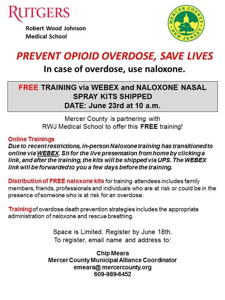 naloxone class on June 23, 2021