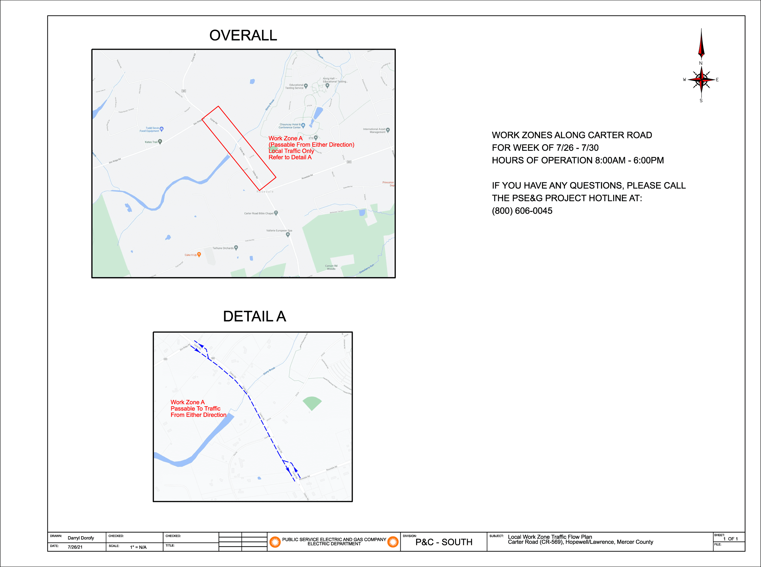 Carter Road - Local Traffic Plan 7-26 thru 7-30