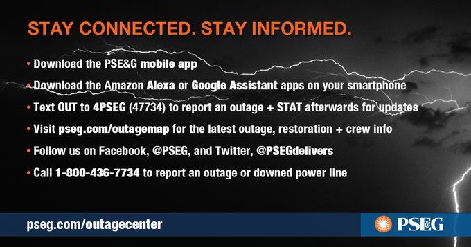 PSEG outage instructions