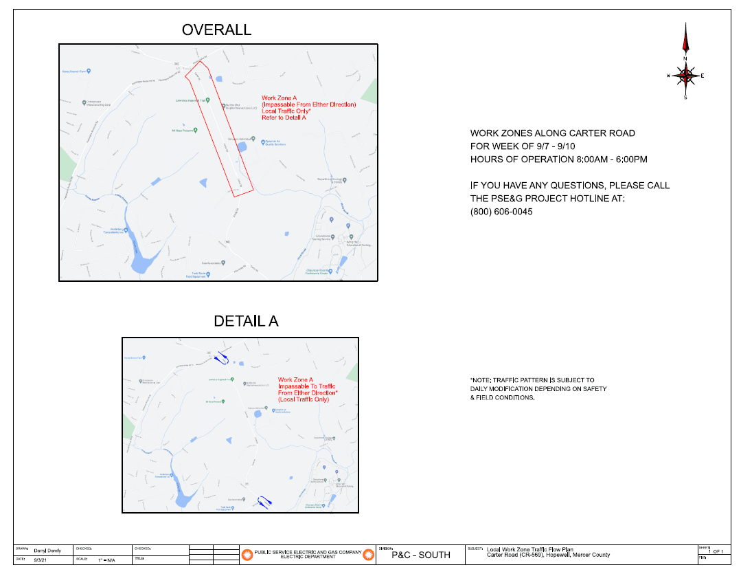 PSEG Carter Rd map week of 9-7