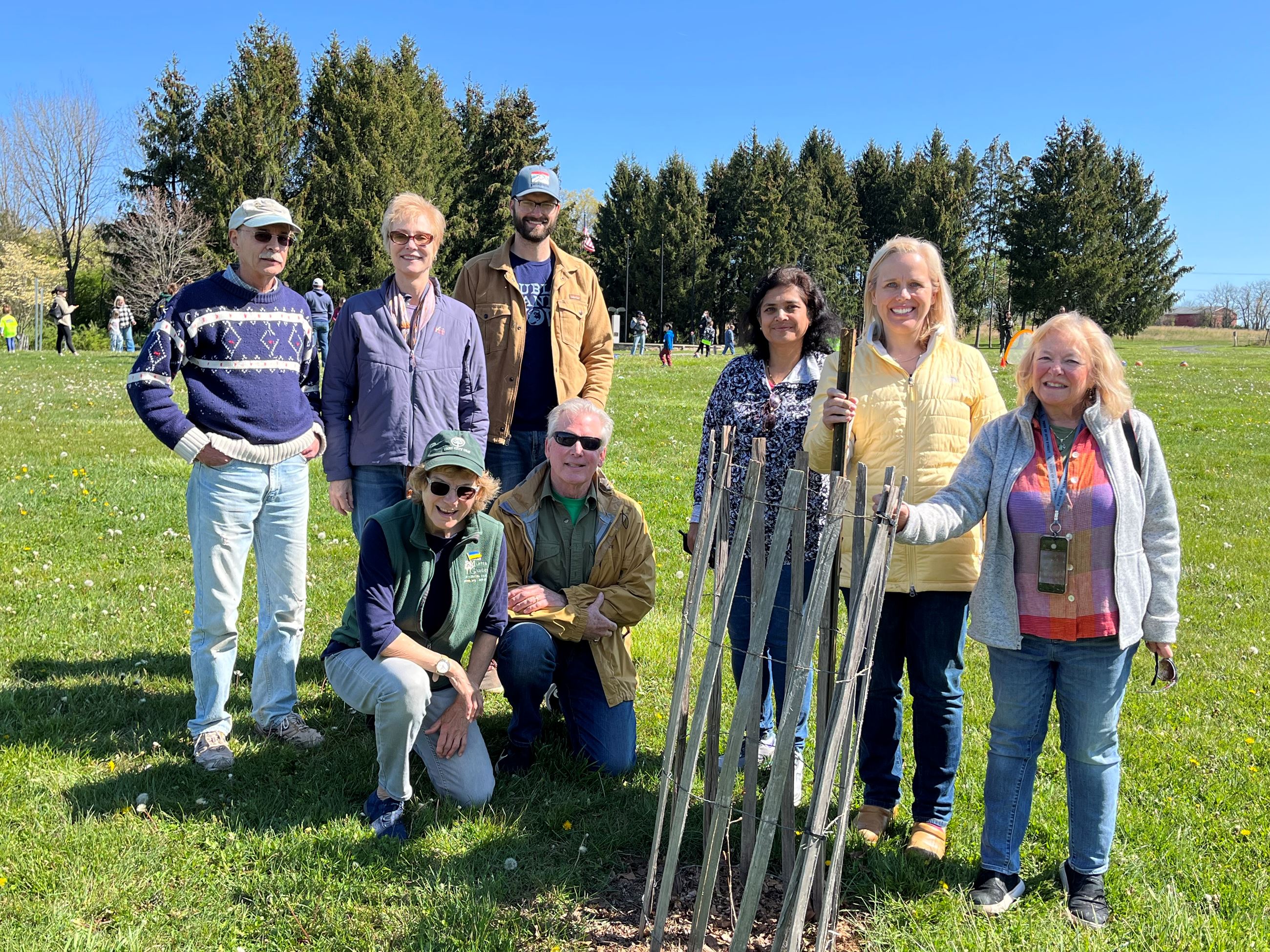 Arbor Day of the Environmental commission, Mayor Peters-Manning, and Committee Member Purandare